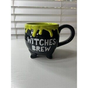 Holiday Home Ceramic 20oz Witches Brew Cauldron Coffee Mug AA01B40009